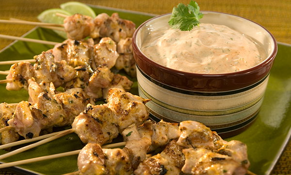 Chipotle-Lime Chicken Skewers